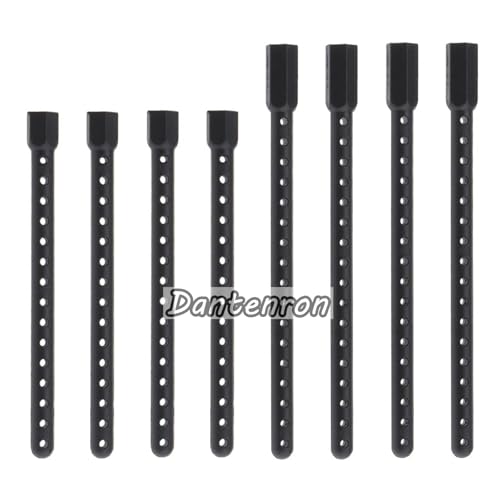 8PCS 1/10 RC Car Shell Holder Column Mounts 70mm 83mm Plastic Body Post Compatible with HSP 94122 94123 94102 94103 Redcat Racing Lightning EP Drift STK EPX PRO Upgrade Parts