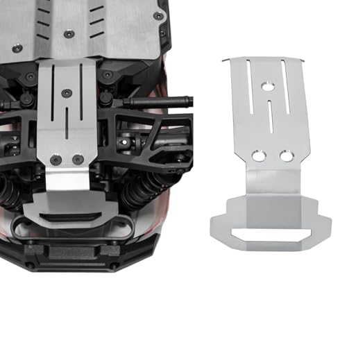 Stainless Steel Chassis Guard Skid Plate for Traxxas 1/16 Mini Maxx Monster Truck 107154-1 Upgraded Parts Protective Plate