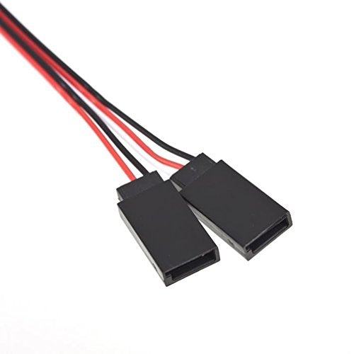 Honbay 6 Pcs 300mm Remote Control Y Servo Extension Cord Cable Wire for RC JR Futaba