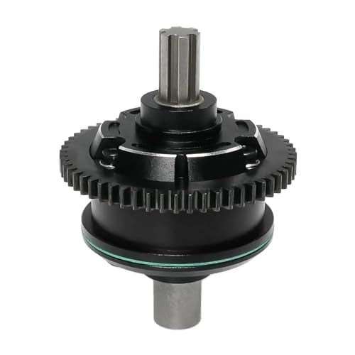 AMK 57T Metal Center Diff Set, Replaces ARRMA ARA311165 Steel Center Differential, Compatible with Arrma 1/10 Kraton Outcast 4S V2 BLX, 1/8 Mojave 4S BLX – Upgrade Parts & Accessories (Black) - color: Black