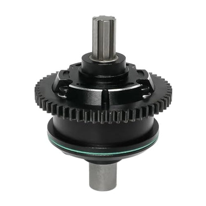 AMK 57T Metal Center Diff Set, Replaces ARRMA ARA311165 Steel Center Differential, Compatible with Arrma 1/10 Kraton Outcast 4S V2 BLX, 1/8 Mojave 4S BLX – Upgrade Parts & Accessories (Black) - color: Black