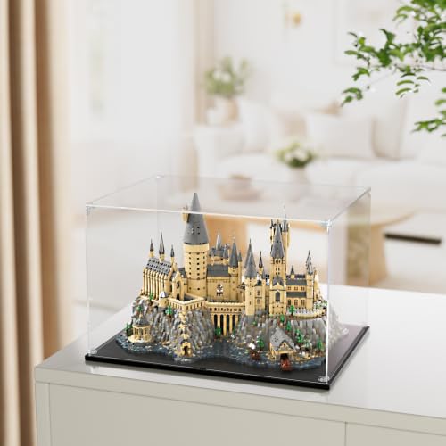 Clear Acrylic Display Case, Self-Assemble Showcase for Collectibles, Action Figures, Dolls- Alternative Glass Box for Commemorative Gifts - size: 16×12×10inch，40×30×25cm