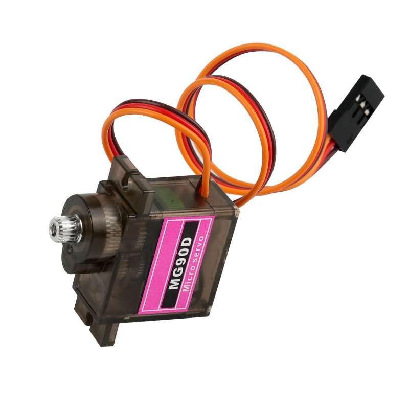 5PCS 9G Micro Digital Mini Servo Upgraded MG90D 180/270/360 Degree Power Functions Full Metal Gear Brush Motor for RC Plane Helicopter Drone Parts (360 Degree) - style: 360 Degree