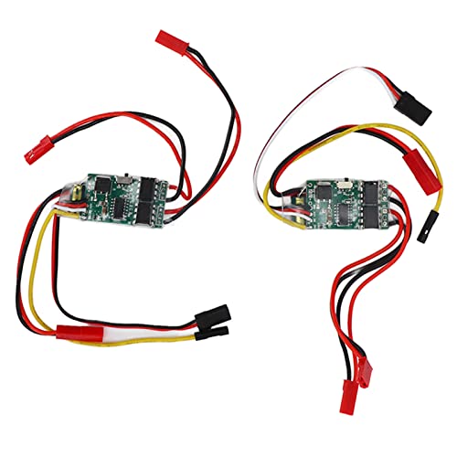 2pcs Brushed ESC Dual Way Bidirectional Speed Controller fit for RC Model Boat 130 180 Motor Electronic Speed Control