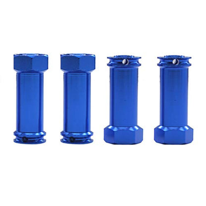 Share Goo Aluminum 12mm Wheel Hex Hub Adapters 25mm/30mm Extension Longer Combiner Compatible with Traxxas Slash 4x4 HQ 727 5807 Stampede 1/10 RC Truck Car (30mm) - size: 30mm