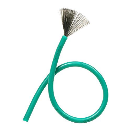 BNTECHGO 14 Gauge Silicone Wire Green 25ft Stranded Tinned Copper Wire | Flexible 14 AWG Stranded Wire Silicone Rubber Insulation For RC Models, Drone, Robot, Battery, EV Charger, 3D Printer, DIY - color: Green, size: silicone wire 25ft