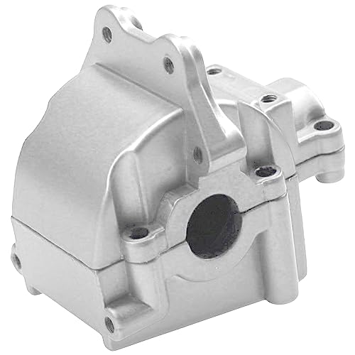 2Pack ShareGoo Metal Differential Gearbox Housing Cover Compatible with WLtoys 144001 124019 124018 1/14 RC Car (Silver) - color: Silver