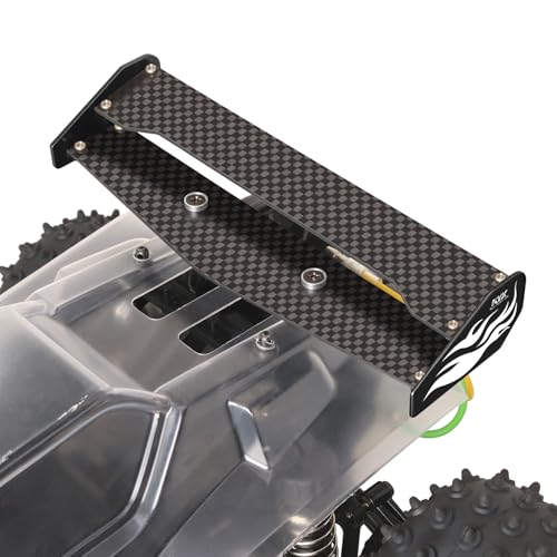 KYX Racing Carbon Fiber Car Body Rear Wing Spoiler Upgrades Accessories for 1/10 RC Car Tamiya Hornet-EVO