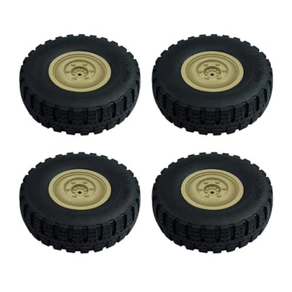 RC Car Assortment for LDRC LD-P06 for Unimog 1/12 RC Truck Car Spare Parts Upgrade Accessories 4Pcs Wheel Tire Tyre