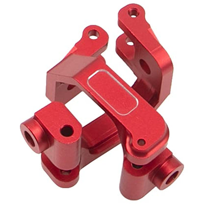 Metal C Hub Carrier Caster Block C Seat Upgrades Parts Compatible with Arrma 1/8 Infraction 4X4 MEGA/Vendetta 4X4 3S BLX RC Car (Red) - color: Red