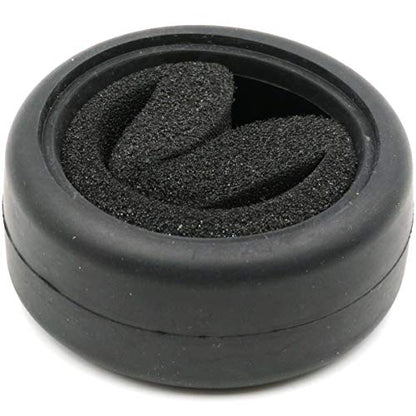 hobbysoul 24pcs RC 1/10 On Road Slick Tire Rubber Tyre with Foam Insert Fit for 1:10 Touring Drift Car Wheel Rim