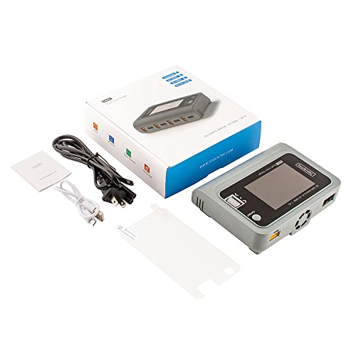 ToolkitRC Q4AC 4 x 50W 5A 1-4S Lipo AC 100W DC Smart Lithium Battery Balance Charger US Plug 4 Port DC Smart Discharger