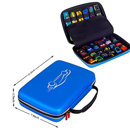 Hard EVA Protective Carrying Storage Case for Hot Wheels 20-Car Pack,Hot Wheels 24-Car Pack, Matchbox Cars Case (Case Only) (EVA Storage Case)
