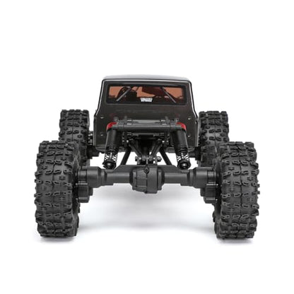 Redcat Racing Ascent-18 APEX, 1/18 Scale Brushless Electric Rock Crawler, Carbon Fiber, 4WD RC Car for Adults with 2.4GHz Radio System (Gray) - color: Gray