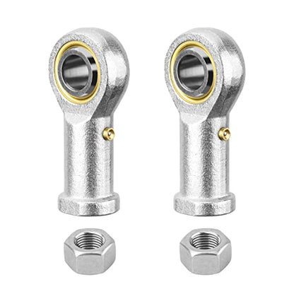 PHSB10 Rod End Bearing 5/8 Inch Bore and 5/8-18 Right Hand Thread, Self-Lubricating Female Heim Joint Rod Ends,Includes Jam Nuts 2pcs - size: 5/8, style: Right Hand