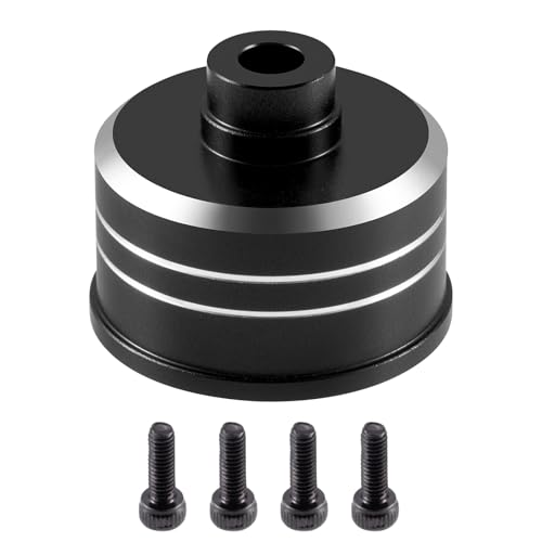 Black Front/Rear Diff Case for Tra-xxas 1/16 Mini Maxx/XRT/Slash 4X4 | Rally VXL Ford RC Upgrade Aluminium Alloy Differential Carrier - color: Black