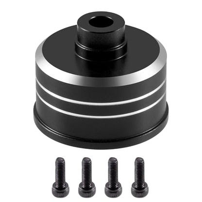 Black Front/Rear Diff Case for Tra-xxas 1/16 Mini Maxx/XRT/Slash 4X4 | Rally VXL Ford RC Upgrade Aluminium Alloy Differential Carrier - color: Black
