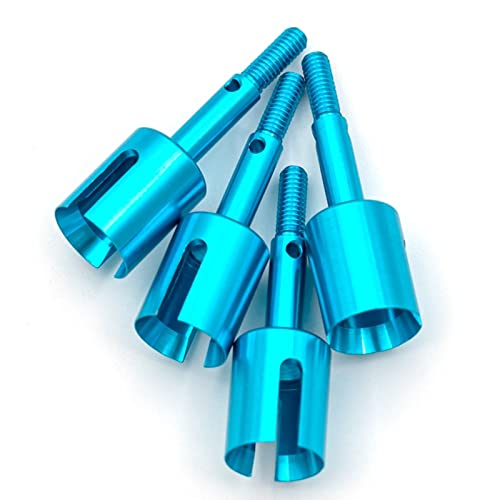 GoolRC 4PSC RC Drive Shaft, Tamiya Upgrades Drive Shaft Metal Universal CVD Drive Shaft Dogbone Joint Replacement for Tamiya TT01 TT02 1/10 Remote Control Car