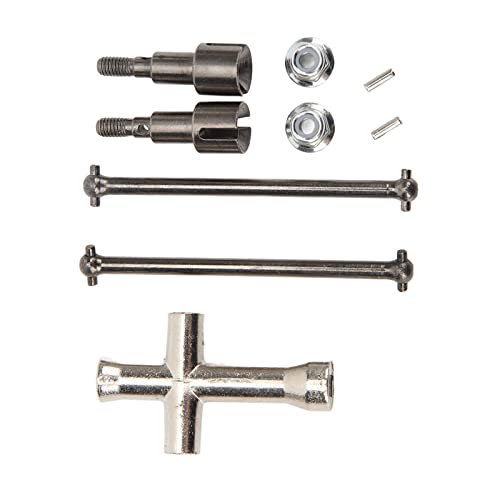 RC Car Rear Drive Shaft Steel Rear Axle Shaft 64mm Dogbone 5mm Ball Cup Replacement Part for SCY 16101 16102 16103 16201 1 16 RC Cars