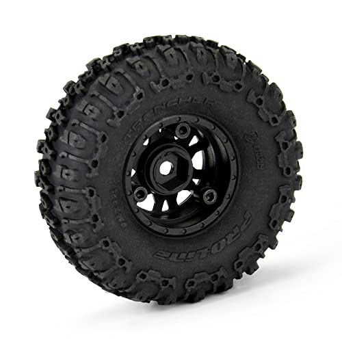 Pro-Line Racing 1/24 Trencher F/R 1.0 TRS MTD 7mm Blk Impulse 4 PRO1020910 RC Tire