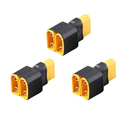 FLY RC 3Pcs XT90 XT-90 Parallel Battery Connector Adapter | RC LiPo Battery, NiHM Battery, ESC, RC FPV Power - style: XT60 Parallel Connector