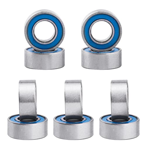 Professional RC Ball Bearings Double Rubber Sealed for Traxxas Arrma Axial Team Associated Losi Redcat Racing RC4WD Tamiya HPI (10-Pack) (3x6x2.5mm) - size: 3x6x2.5mm