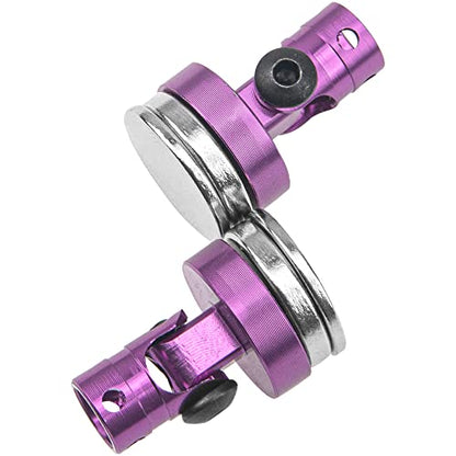 4Pack ShareGoo RC Magnetic Body Post,Alloy Magnetic Stealth Invisible Body Shell Mount Column Compatible with HSP Redcat Himoto Traxxas SCX10 Sakura 4WD 1/10 RC Car (Purple)