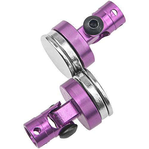 4Pack ShareGoo RC Magnetic Body Post,Alloy Magnetic Stealth Invisible Body Shell Mount Column Compatible with HSP Redcat Himoto Traxxas SCX10 Sakura 4WD 1/10 RC Car (Purple)