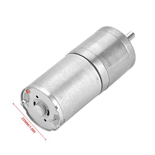 25GA-370 DC 12V Micro Motor Speed Reduction Geared Motor Electric Motor for Electronic Lock DIY RC Toys 3.5 W (500RPM) - size: 500RPM