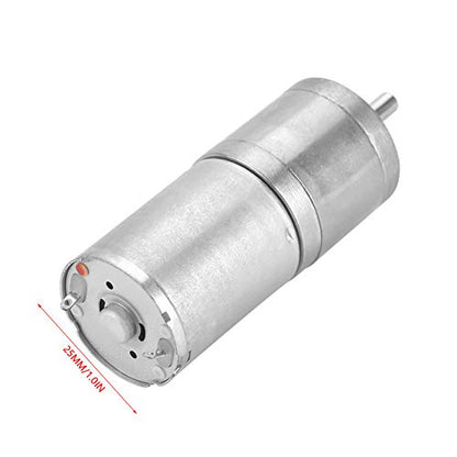 25GA-370 DC 12V Micro Motor Speed Reduction Geared Motor Electric Motor for Electronic Lock DIY RC Toys 3.5 W (500RPM) - size: 500RPM