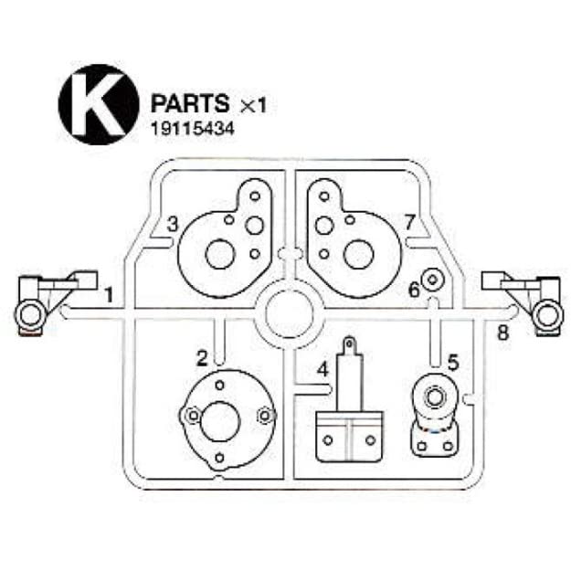 Hot Racing TBF2101 Aluminum Front Knuckle for Tamiya 2WD BF MB