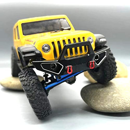 Aluminum Front&Rear Bumper for AXIAL SCX24 Jeep JLU AXI00002 1/24 RC Crawler Car Upgrade