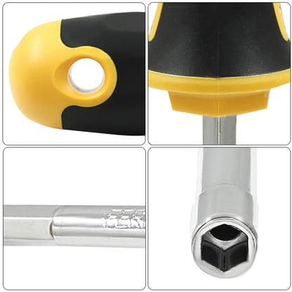 Bonsicoky 5mm Socket Wrench Screwdriver | High-Carbon Steel, Hex Nut Driver Key, Hand Tool, DIY & Hand-Making - size: 5mm