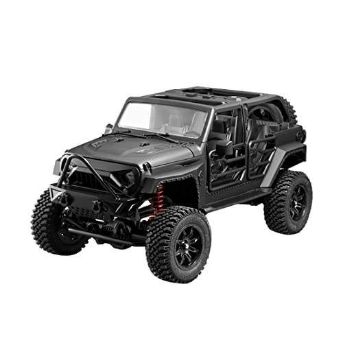 1/12 RC Rock Crawler MN-128, 4x4 4WD RC Jeep Truck, 2.4GHz Remote Control Off Road Car with LED Lights for Adults, Hobby Grade RTF Toy Vehicle Gifts（Black） - color: Black