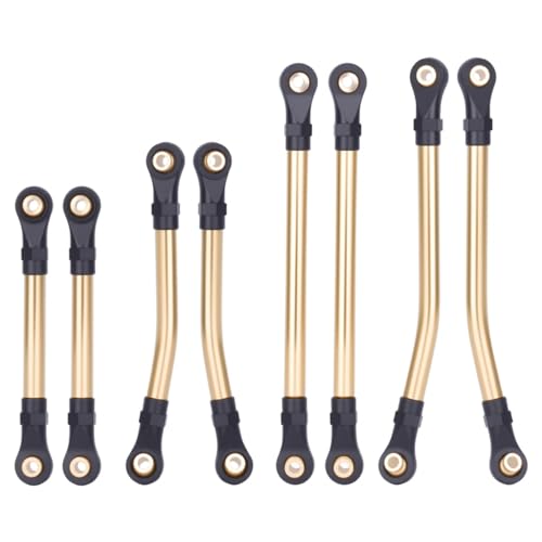 8pcs Brass High Clearance Links Set for TRX4M Bronco Defender 1/18 RC Crawler Upgrade Parts