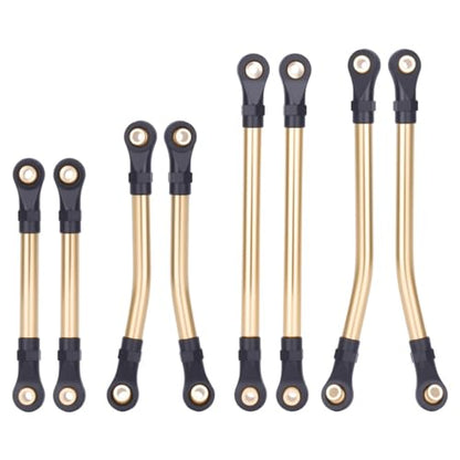 8pcs Brass High Clearance Links Set for TRX4M Bronco Defender 1/18 RC Crawler Upgrade Parts