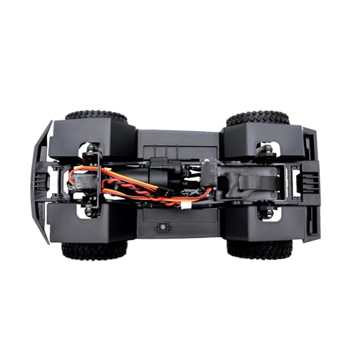 155mm 6.10in Wheelbase Assembled Frame Chassis with 2-Speed Gearbox for Rc Crawler TRX4M Bronco Defender JJRC C8809 c8801 Part