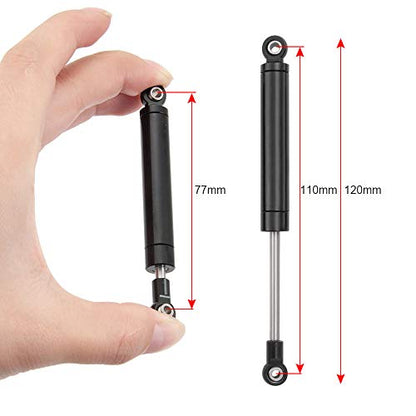 RCLIONS 110mm RC Shock Absorber Damper Internal Spring for 1/10 Crawler Car | TRX4 SCX10 II III D90 Redcat Gen7 Gen8 Upgrade Parts - size: 110mm