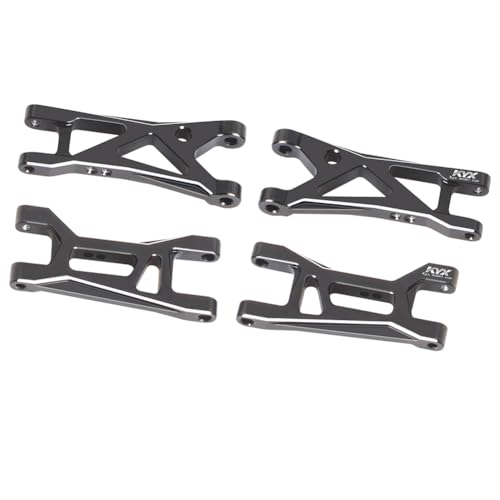 KYX Racing Aluminum Front Rear Suspension Arm Set Upgrades Parts Accessories for 1/24 RC Crawler Car LOSI Micro-B Buggy
