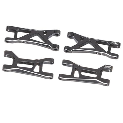 KYX Racing Aluminum Front Rear Suspension Arm Set Upgrades Parts Accessories for 1/24 RC Crawler Car LOSI Micro-B Buggy