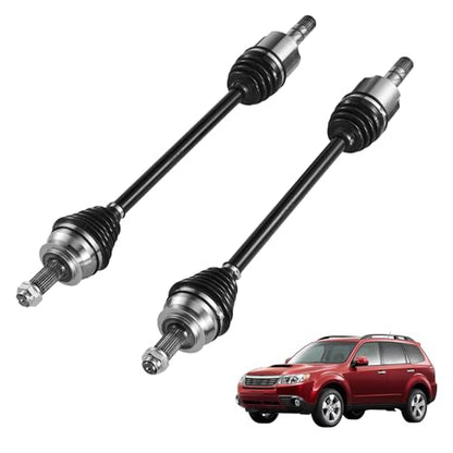 VEVOR CV Axle Shaft Assembly, 2 Pieces Front Left & Right (Driver and Passenger Side), Automotive Replacement CV Joint Axles Pair Compatible with 2009-2013 Forester, Alloy Steel & Carbon Steel - size: 2009-2013 Forester, style: Front Driver and Passenger