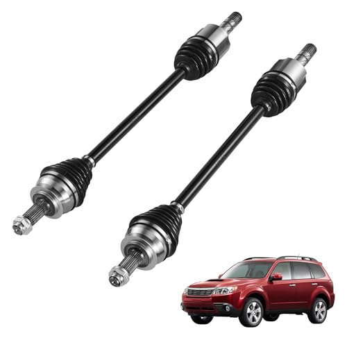 VEVOR CV Axle Shaft Assembly, 2 Pieces Front Left & Right (Driver and Passenger Side), Automotive Replacement CV Joint Axles Pair Compatible with 2009-2013 Forester, Alloy Steel & Carbon Steel - size: 2009-2013 Forester, style: Front Driver and Passenger