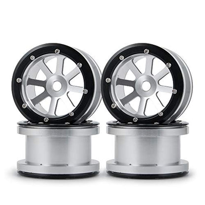 4PCS 1/10 RC Alloy 2.2'' Beadlock Wheel Rim For Axial Wraith RR10 SCX10 II TRX4