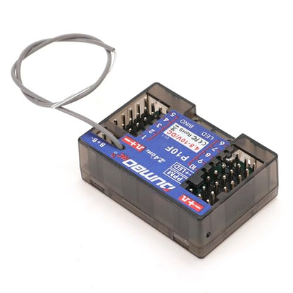2PCS Dumborc 2.4Ghz P10F RC Car Receiver 10 Channel Receiver for DDF-350 Transmitter for Rc Cars