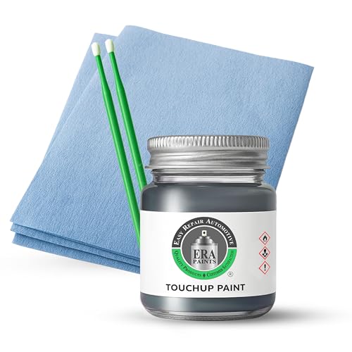 ERA Paints - 47C - Polymetal Gray Metallic for MAZDA Exact OEM Color Match Automotive Touch Up Paint for Cars - Scratch & Chip Repair for Metal & Plastic - Basic Kit - Made in USA - style: Jar - Basic Kit