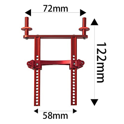 Metal Front & Rear Body Mounts Shell Post Fixing Bracket Compatible with Traxxas TRX4 Defender 8215 1/10 RC Crawler Car Upgrade Part