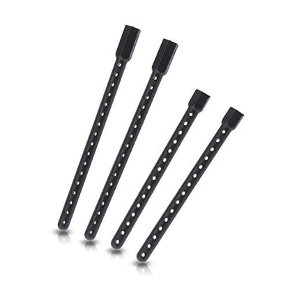 8 Pcs RC 1:10 Body Post Mounts Black Plastic Compatible with HSP 94122 94102 94123 94103 Model RC Car Replacement Parts