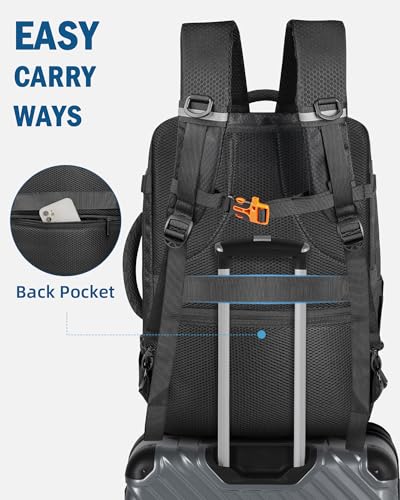 Carry On Mavic 3 Pro Case, Compatible with DJI RC/Pro/N1 Controller | Fits 17.3'' Laptop, 40L Drone Backpack for DJI Fly More Combo Accessories, Hard Carrying Case, Travel Laptop Backpack