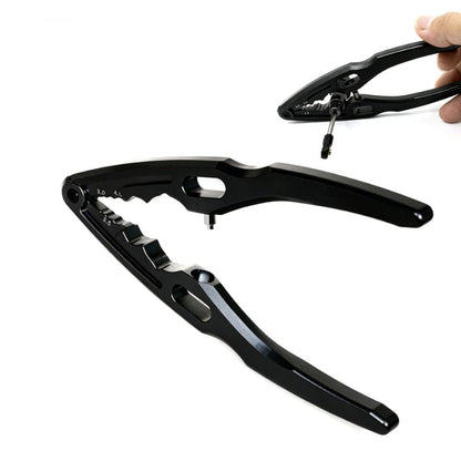 RC Car Repair Tools: Shock Pliers, Repair Pliers, Tie Rod Ball Joint Removal Tool, Repair Screwdriver Set, Small Phillips Socket, Tie Rod Adjustment Wrench, Black (4-Piece Set) - color: Black Out