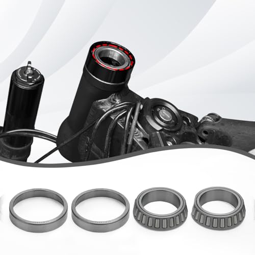 Tapered Roller Bearing Cone and Cup Set for Talaria Sting MX3 MX4 MX4 EVO/EXPEX, Chrome Steel Taper Bearing Set Bowl Set Conical Bearing for Taparia